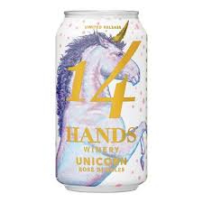 14 hands unicorn rose bubbles